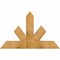 Ekena Millwork Saratoga Rough Sawn Timber Gable Bracket, Western Red Cedar, 48"W x 30"H x 6"D x 6"F, 15/12 Pitch GBW048X30X0606SAR00RWR - alternate 1